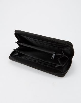 Quilted Rose Zip Wallet