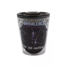 Ride The Lightning Metallica Freezer Shot Glass 1.5 oz. - The Master Collection at Spencer's