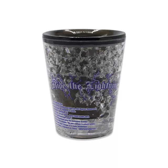 Ride The Lightning Metallica Freezer Shot Glass 1.5 oz. - The Master Collection at Spencer's