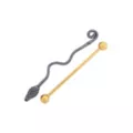 Snake Industrial Barbell 2 Pack - 14 Gauge at Spencer's
