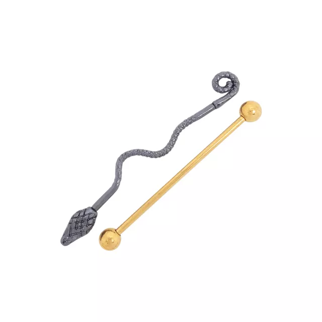 Snake Industrial Barbell 2 Pack - 14 Gauge at Spencer's