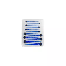 Blue and White Marble Ear Taper Kit - 6 Pair at Spencer's