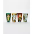 Rick and Morty Pint Glasses 16 oz. - 4 Pack at Spencer's
