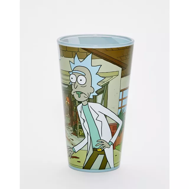 Rick and Morty Pint Glasses 16 oz. - 4 Pack at Spencer's