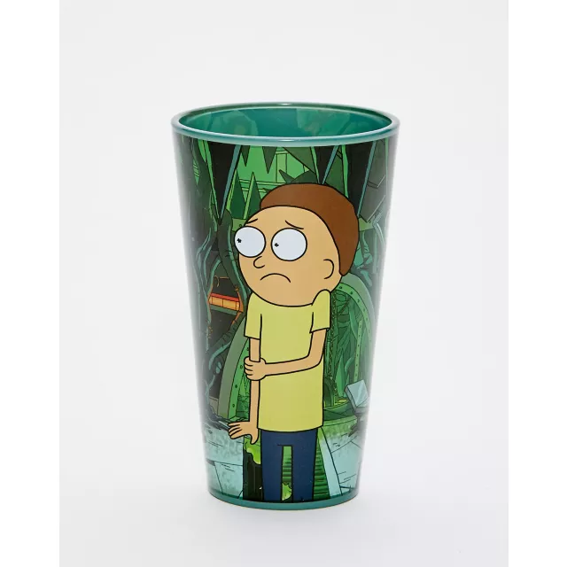 Rick and Morty Pint Glasses 16 oz. - 4 Pack at Spencer's