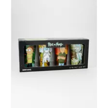 Rick and Morty Pint Glasses 16 oz. - 4 Pack at Spencer's