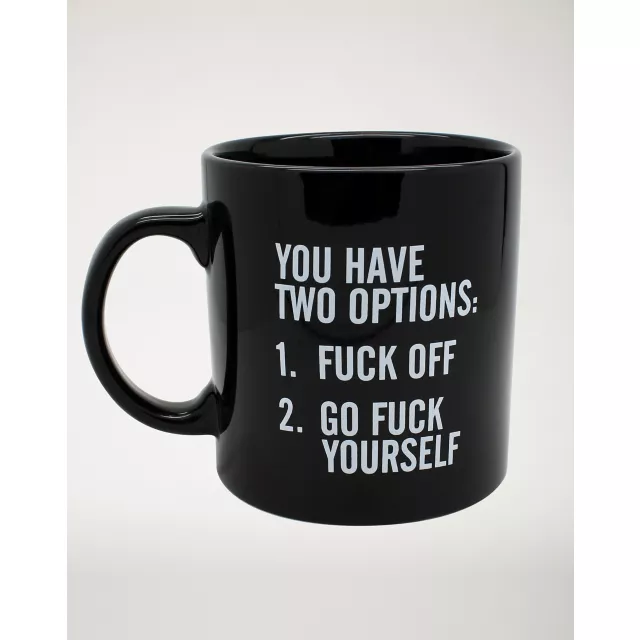 Fuck List Coffee Mug - 22 oz. at Spencer's