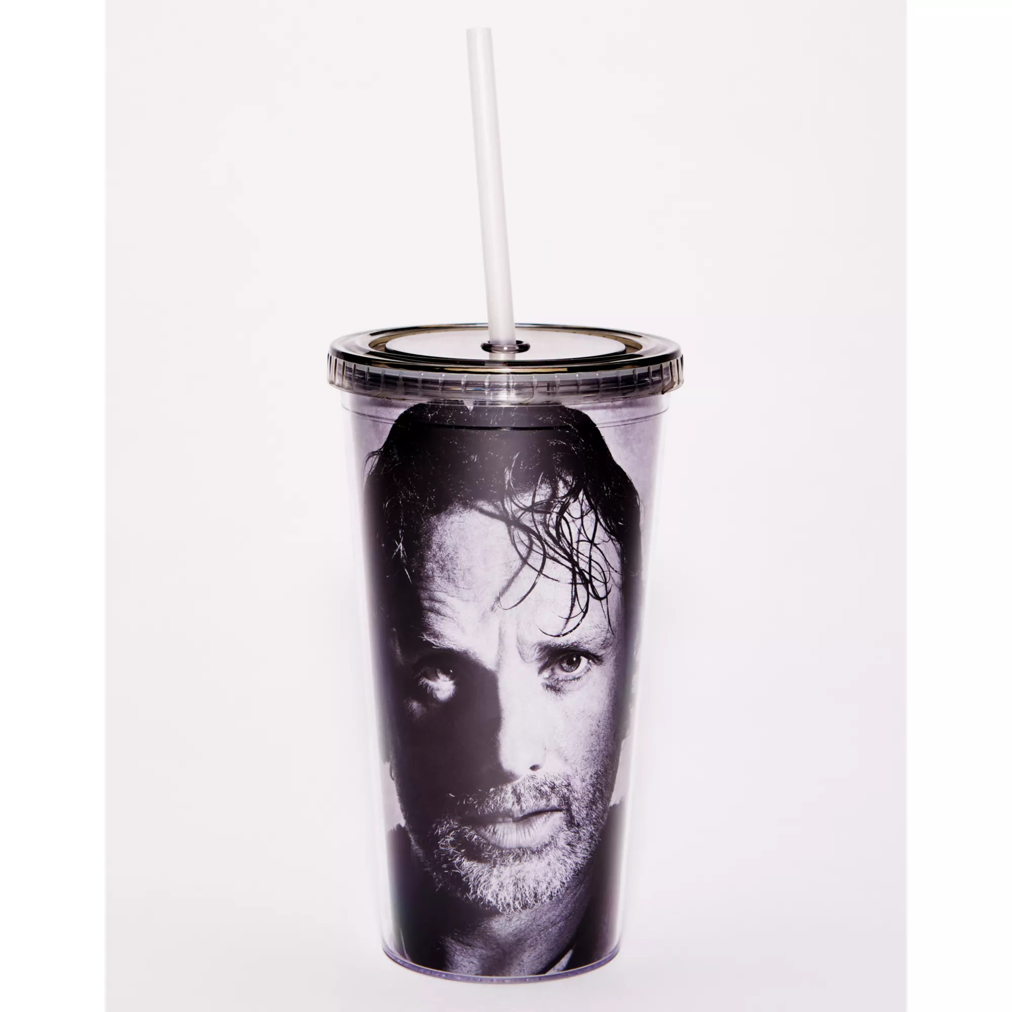 Rick Cup With Straw 20 oz. - The Walking Dead at Spencer's