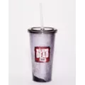 Rick Cup With Straw 20 oz. - The Walking Dead at Spencer's