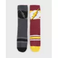 Zoom Flash Reversible Crew Socks at Spencer's