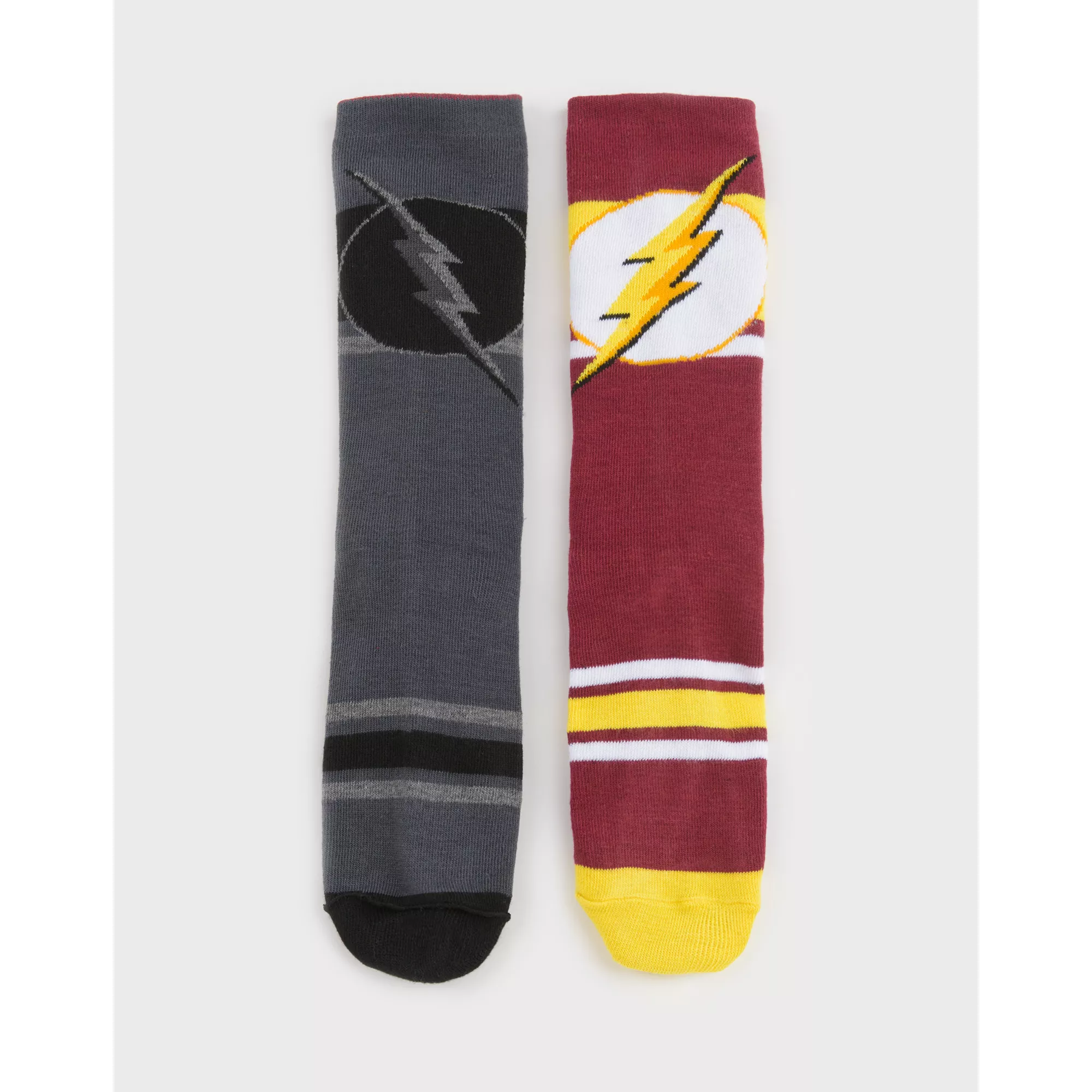 Zoom Flash Reversible Crew Socks at Spencer's