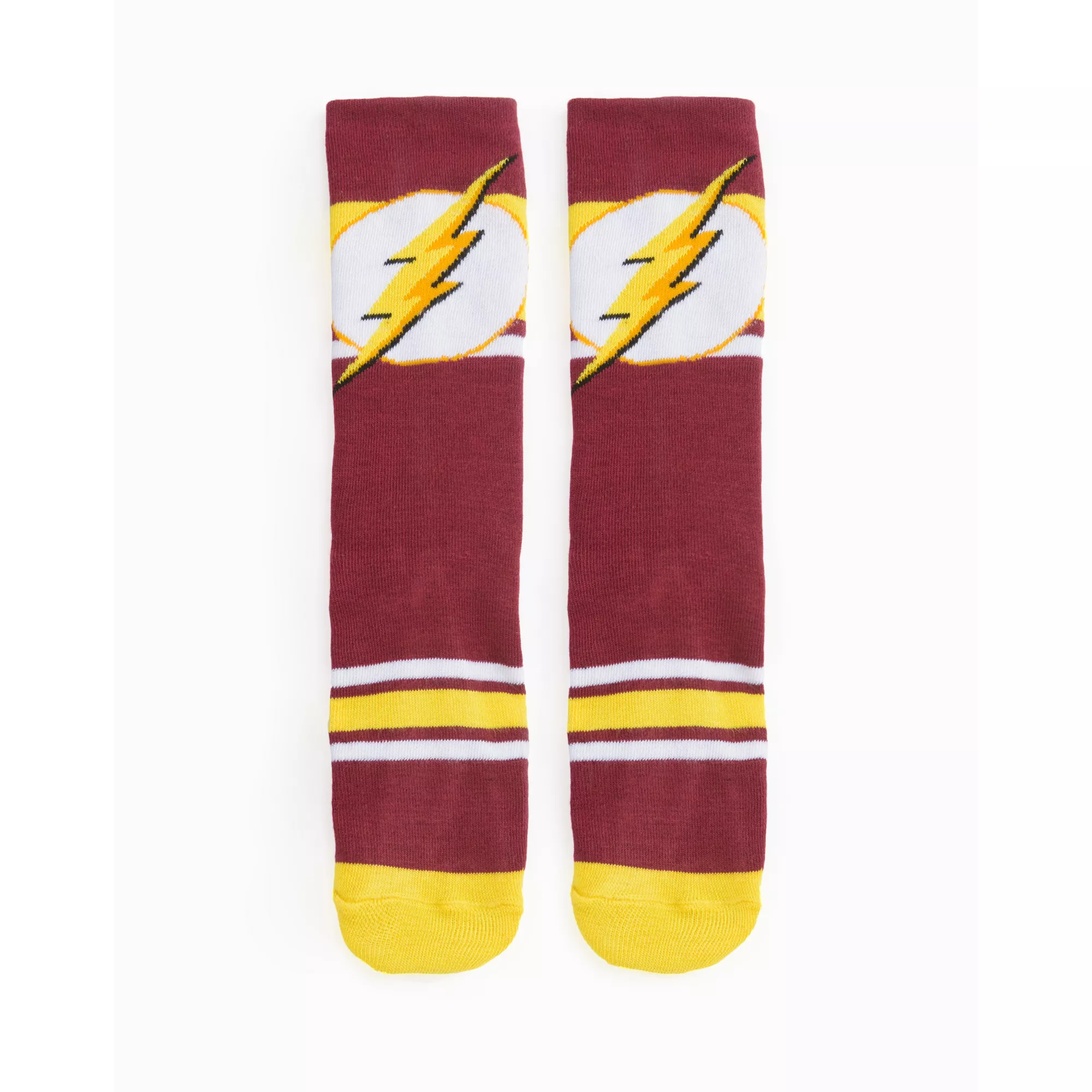 Zoom Flash Reversible Crew Socks at Spencer's
