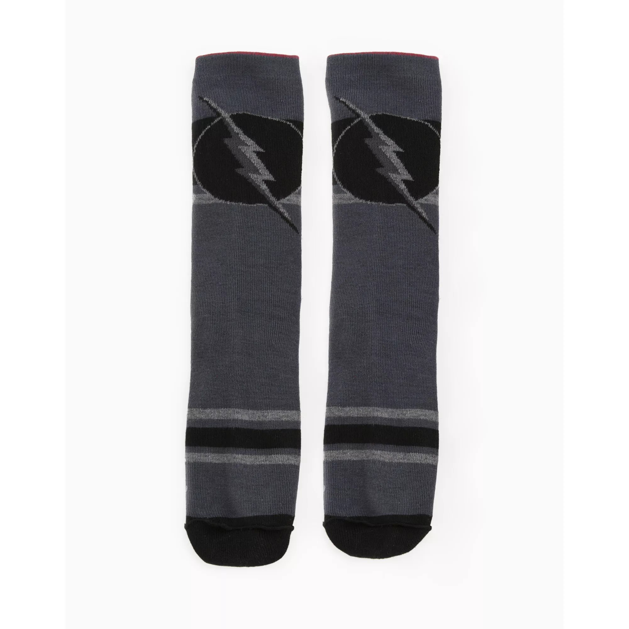 Zoom Flash Reversible Crew Socks at Spencer's