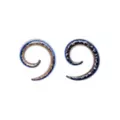 Glass Spiral Plugs at Spencer's
