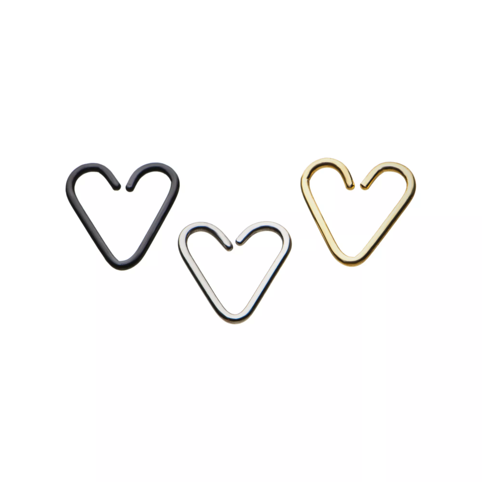 Multi-Pack Heart Seamless Hoops - 3 Pack at Spencer's