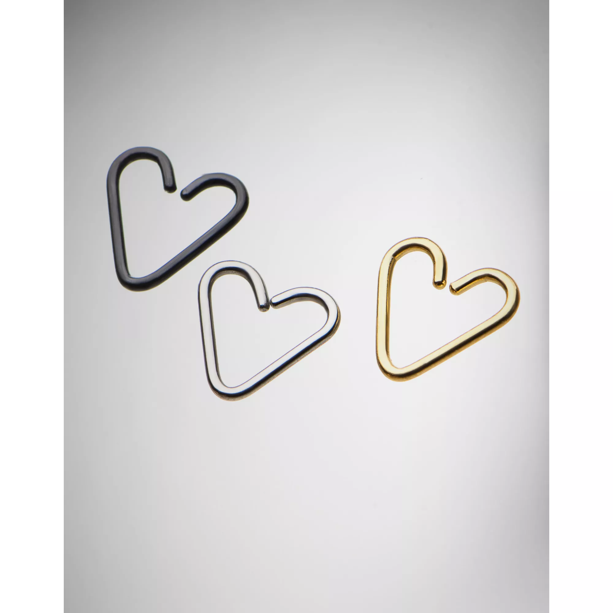 Multi-Pack Heart Seamless Hoops - 3 Pack at Spencer's