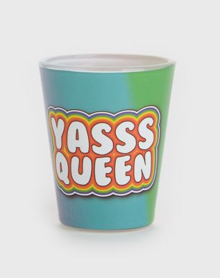 Rainbow Yasss Queen Shot Glass - 1.5 oz.