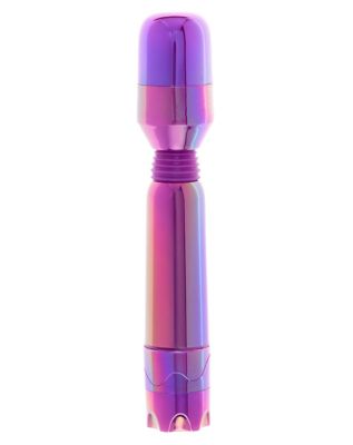 Razzle Dazzle Purple Diamond Waterproof Wand Massager 7 Inch - Sexology