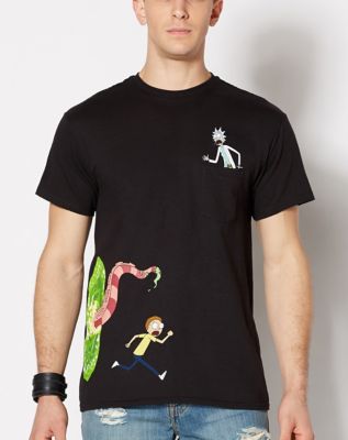 Nyc rick and morty t shirt spencers