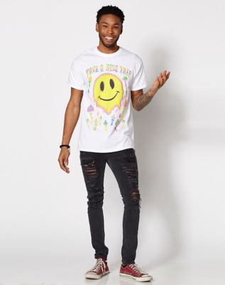 Melting Smiley Face Have A Nice Trip T Shirt