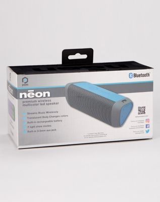 Blue Neon LED Wireless Speaker