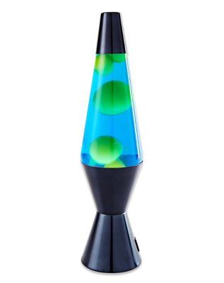 Blue and Yellow USB Lava Lamp - 14 Inch