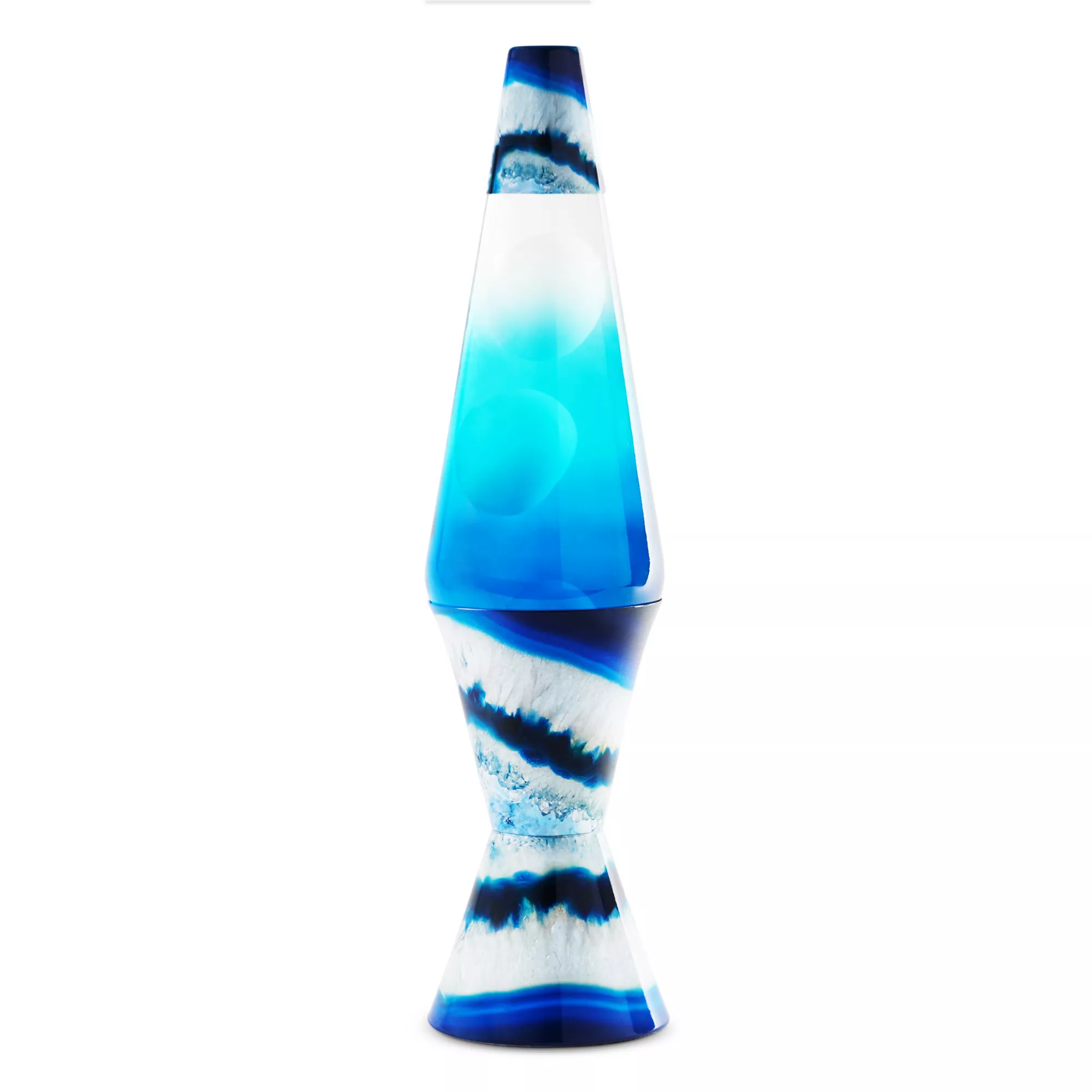 17 Inch Blue and White Lava Lamp at Spencer's