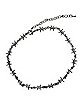 Barbed Wire Choker Necklace