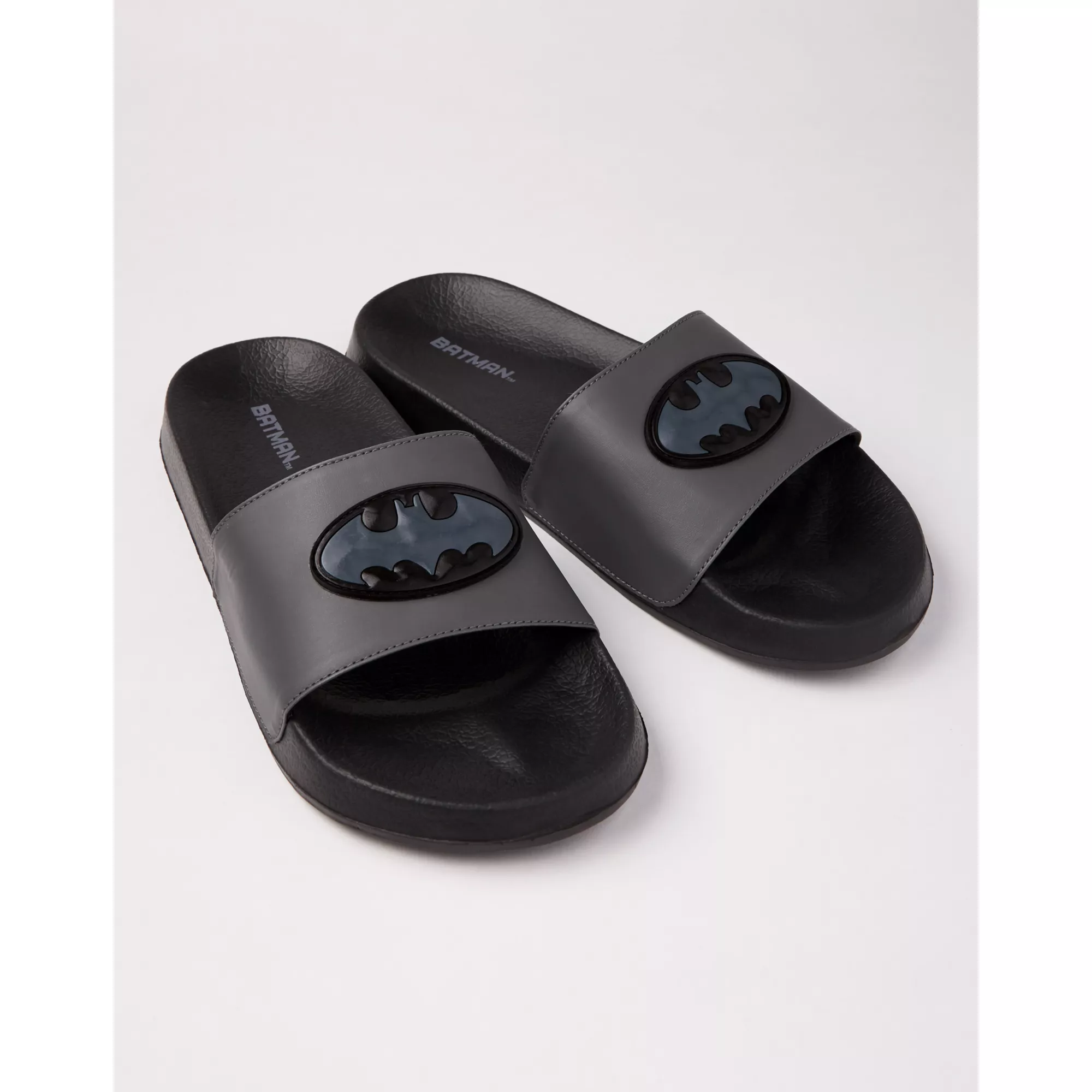 Batman Slide Sandals - DC Comics at Spencer's