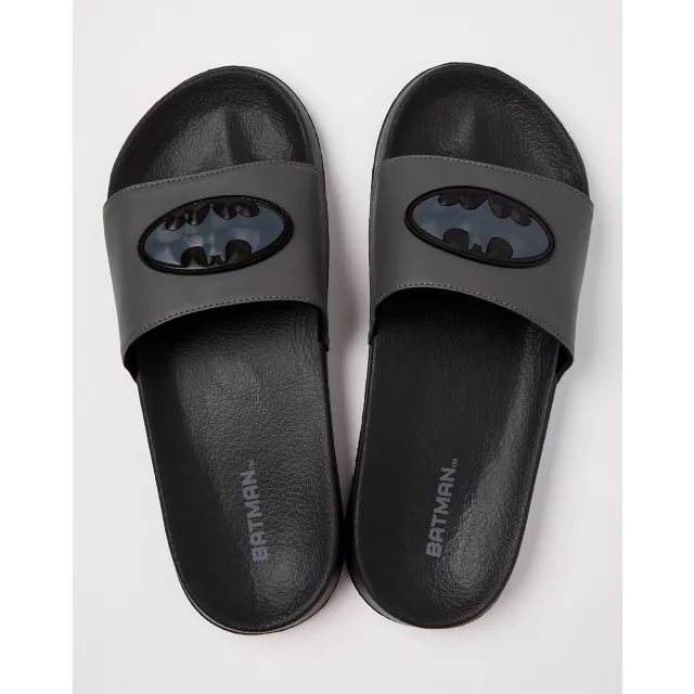 Batman Slide Sandals - DC Comics at Spencer's