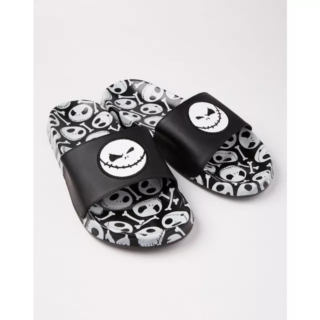 Jack Skellington Slide Sandals - The Nightmare Before Christmas at Spencer's