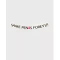 Same Penis Forever Banner at Spencer's