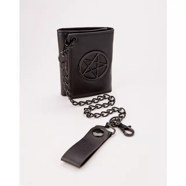 Pentagram Chain Wallet at Spencer's