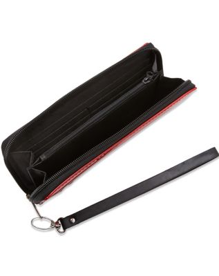 Red Rose Zip Wallet