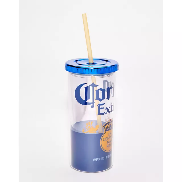 Corona Extra Cup With Straw - 20 oz. at Spencer's