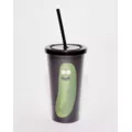 I'm Pickle Rick Cup With Straw 20 oz. - Rick and Morty at Spencer's
