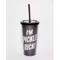 I'm Pickle Rick Cup With Straw 20 oz. - Rick and Morty at Spencer's