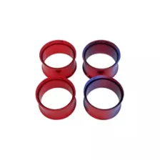 Metallic Tunnels - 2 Pair at Spencer's