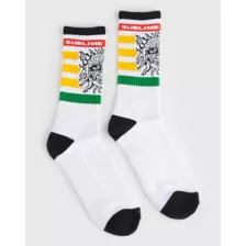 Rasta Sublime Crew Socks at Spencer's