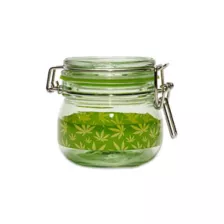 Green Leaf Stash Jar - 5 oz. at Spencer's