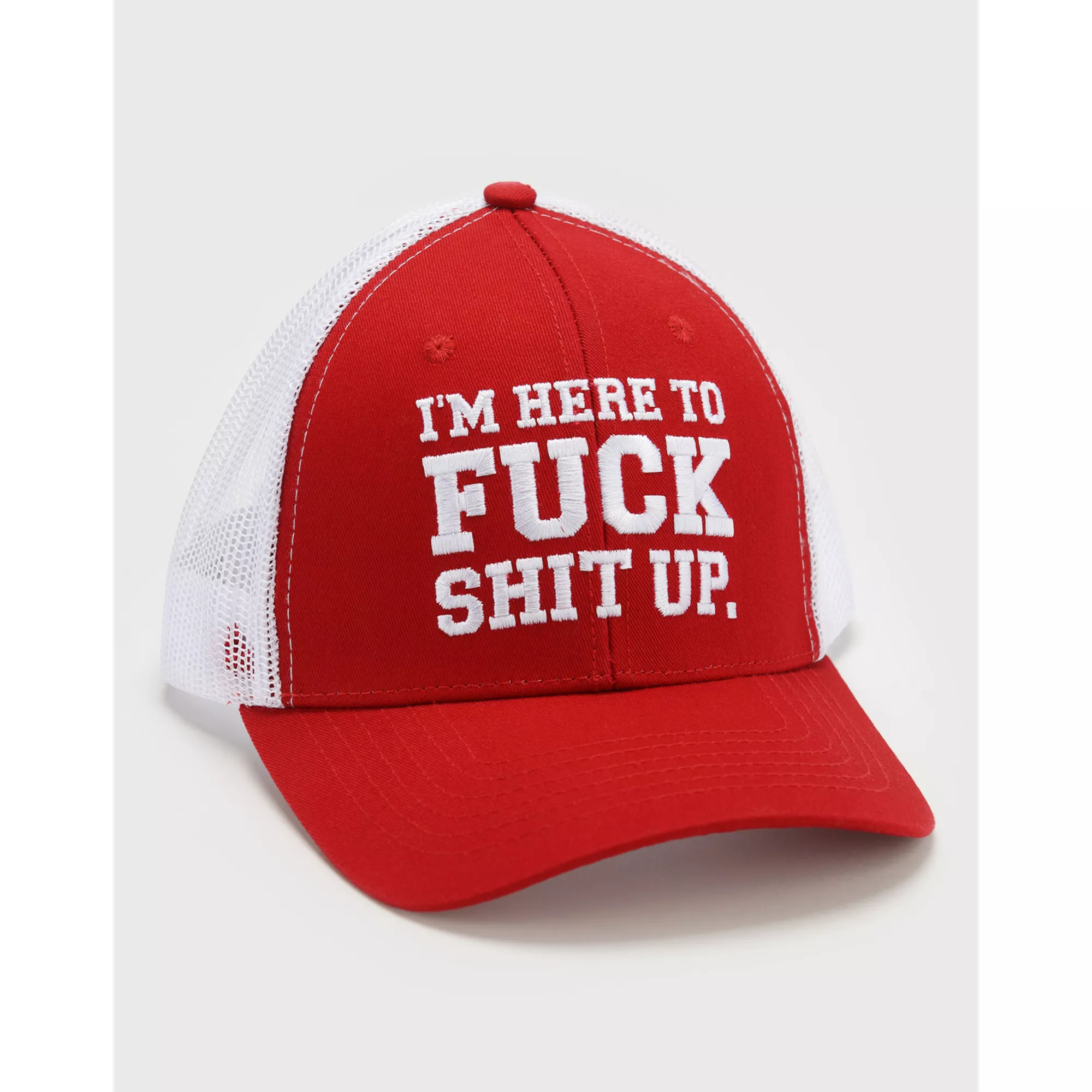 I'm Here To Fuck Shit Up Trucker Hat at Spencer's