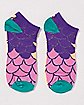 Weed Leaf Mermaid Ankle Socks - 5 Pair