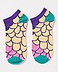 Weed Leaf Mermaid Ankle Socks - 5 Pair