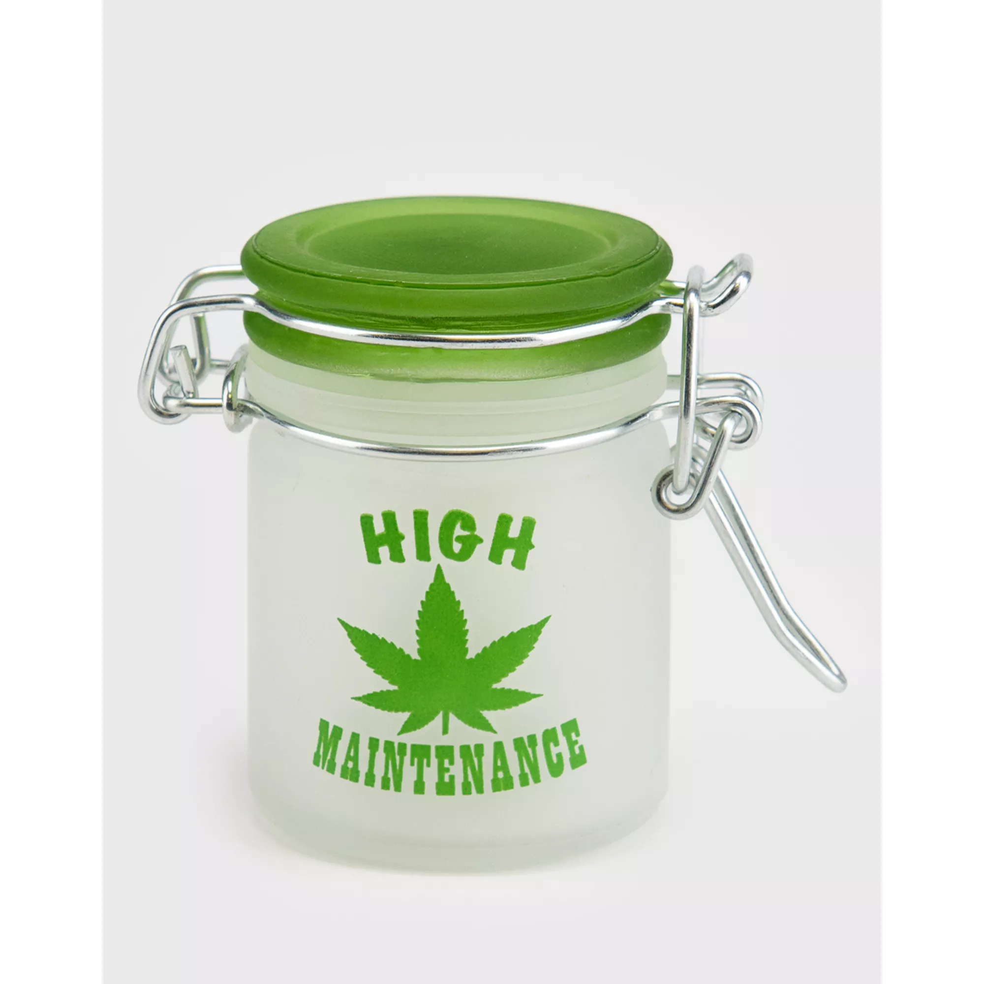 Frosted High Maintenance Stash Jar - 1.5 oz. at Spencer's