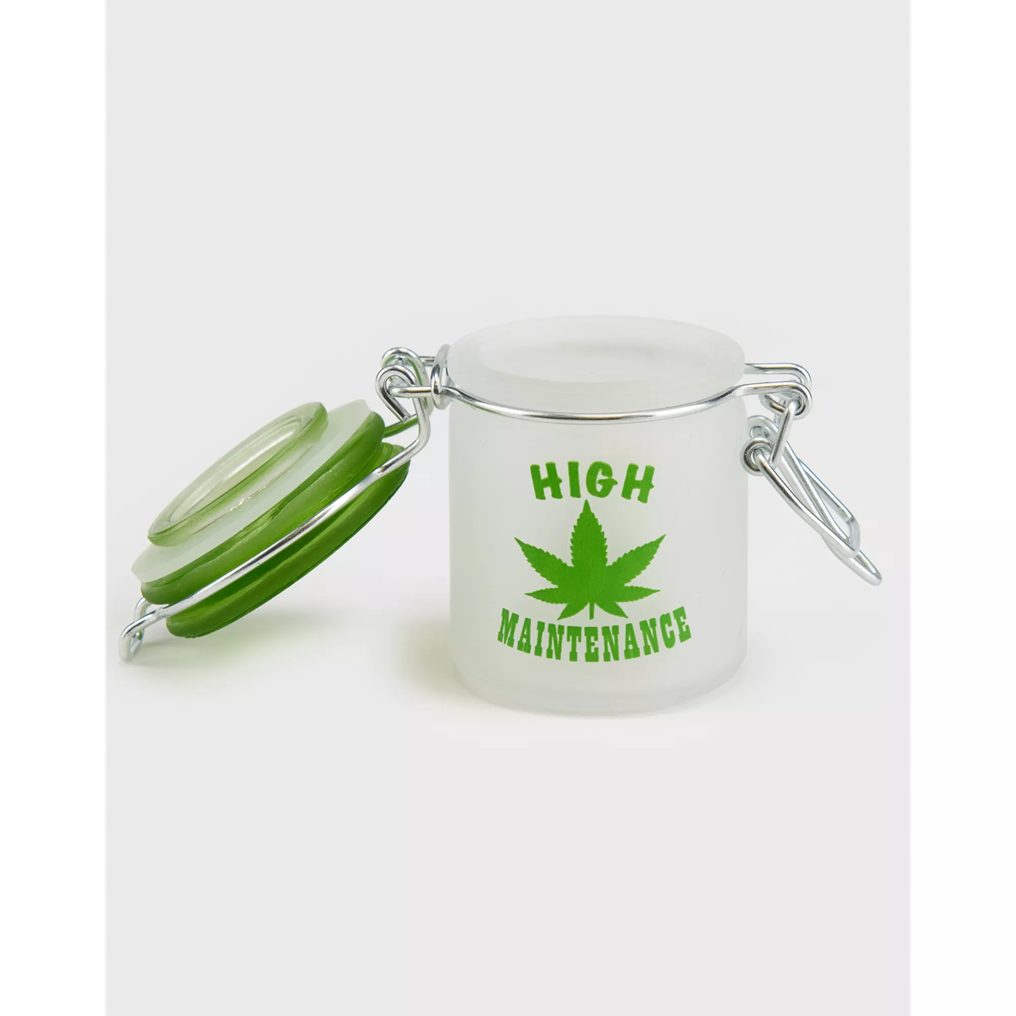 Frosted High Maintenance Stash Jar - 1.5 oz. at Spencer's