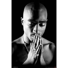 Praying Tupac Poster at Spencer's