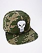 Camo Skull Punisher Snapback Hat - Marvel