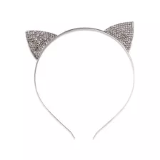Rhinestone Cat Ear Headband at Spencer's