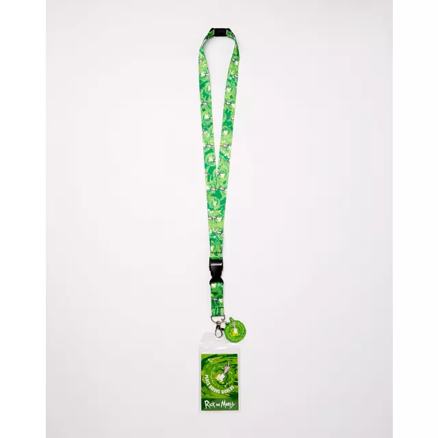 Peace Among Worlds Lanyard - Rick and Morty at Spencer's