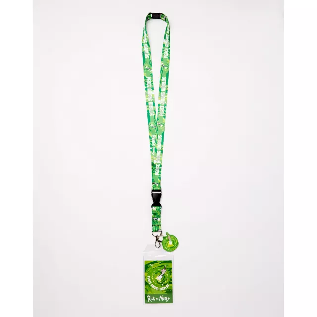Peace Among Worlds Lanyard - Rick and Morty at Spencer's